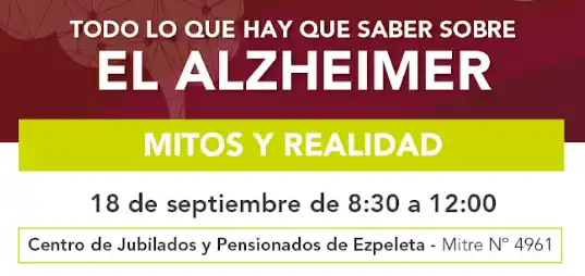 Quilmes: Jornada de concientización sobre el alzheimer en centro de jubilados