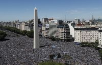 Argentina abrazó a los campeones, en la mayor manifestación de la historia del país