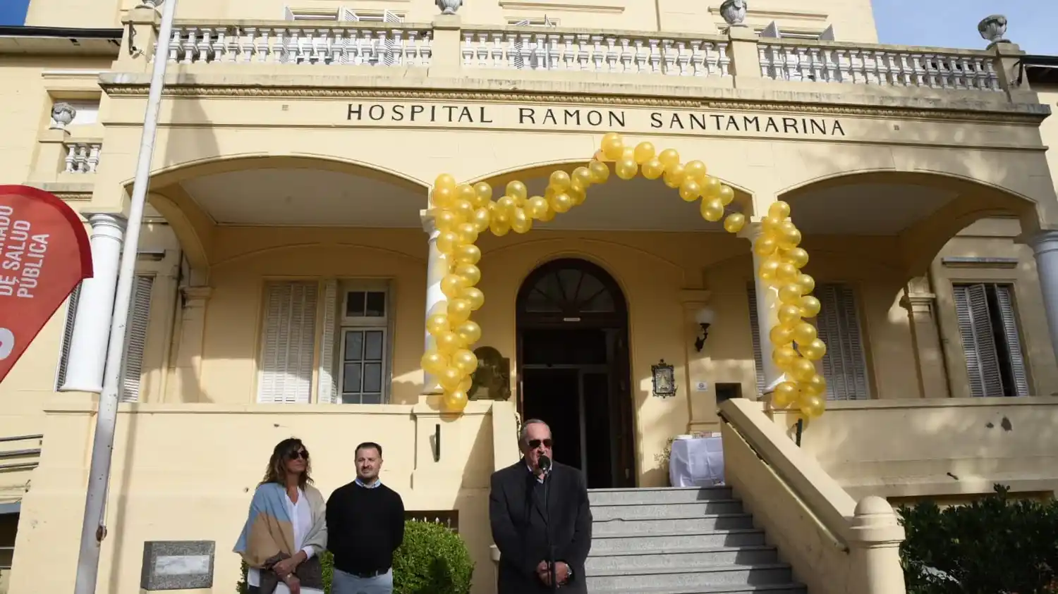 Lunghi anunció que el Municipio continuará la obra de los consultorios externos que abandonó Nación