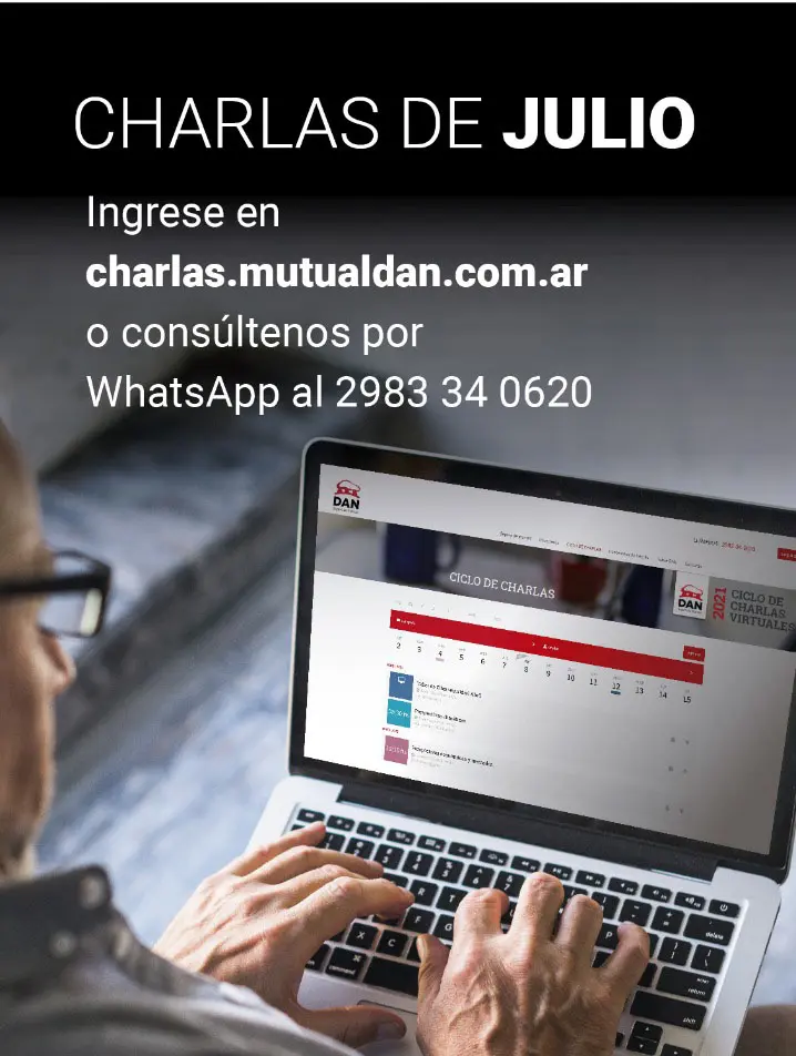 Charlas virtuales de la DAN: la agenda de julio