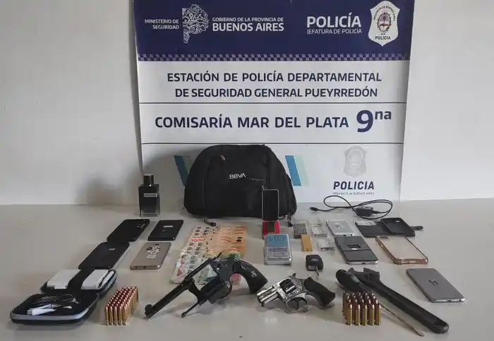 Robo moto elementos secuestrados