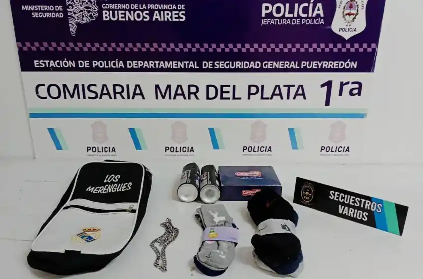 Con una "faca" robó a dos jóvenes en pleno centro de Mar del Plata