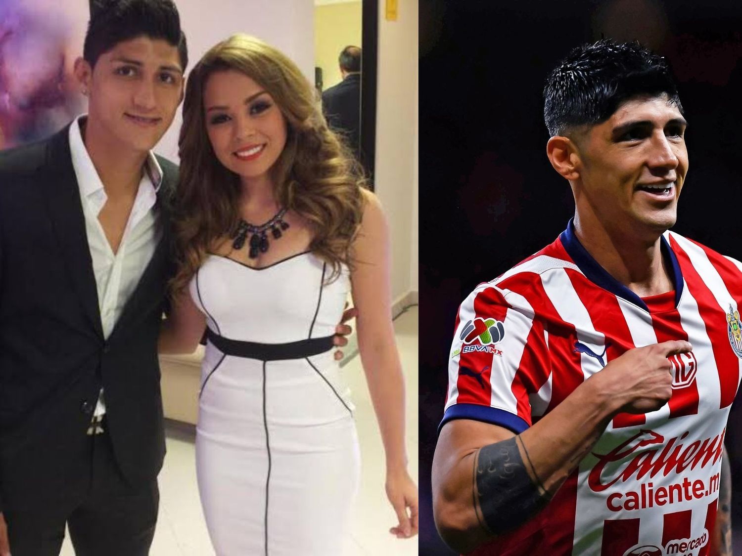 Alan y Gabriela cuando recién comenzaban su noviazgo. Marca