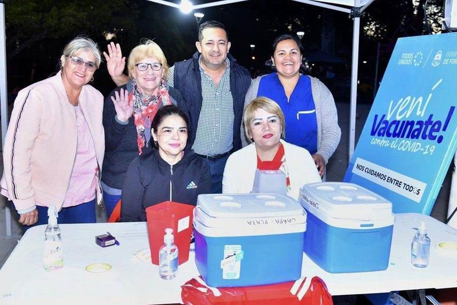 En la Plaza San Martín, hasta el 3 de 
septiembre vacunarán contra el COVID-19