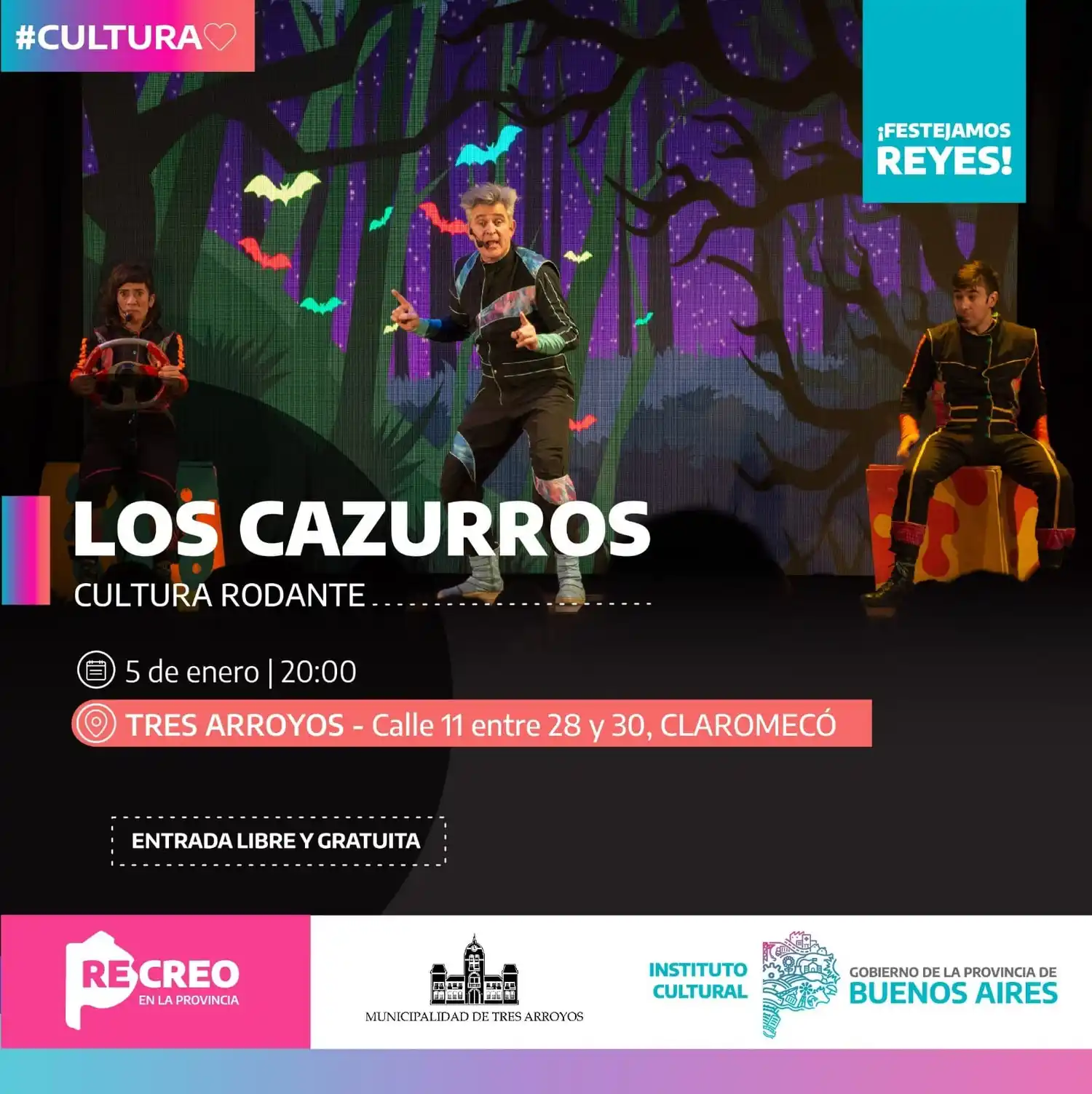 Este viernes, “Los Cazurros” en el Espacio de Arte Quelaromecó 