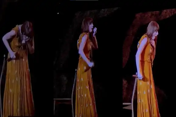 La increíble reacción de Taylor Swift tras tragarse un insecto en pleno show