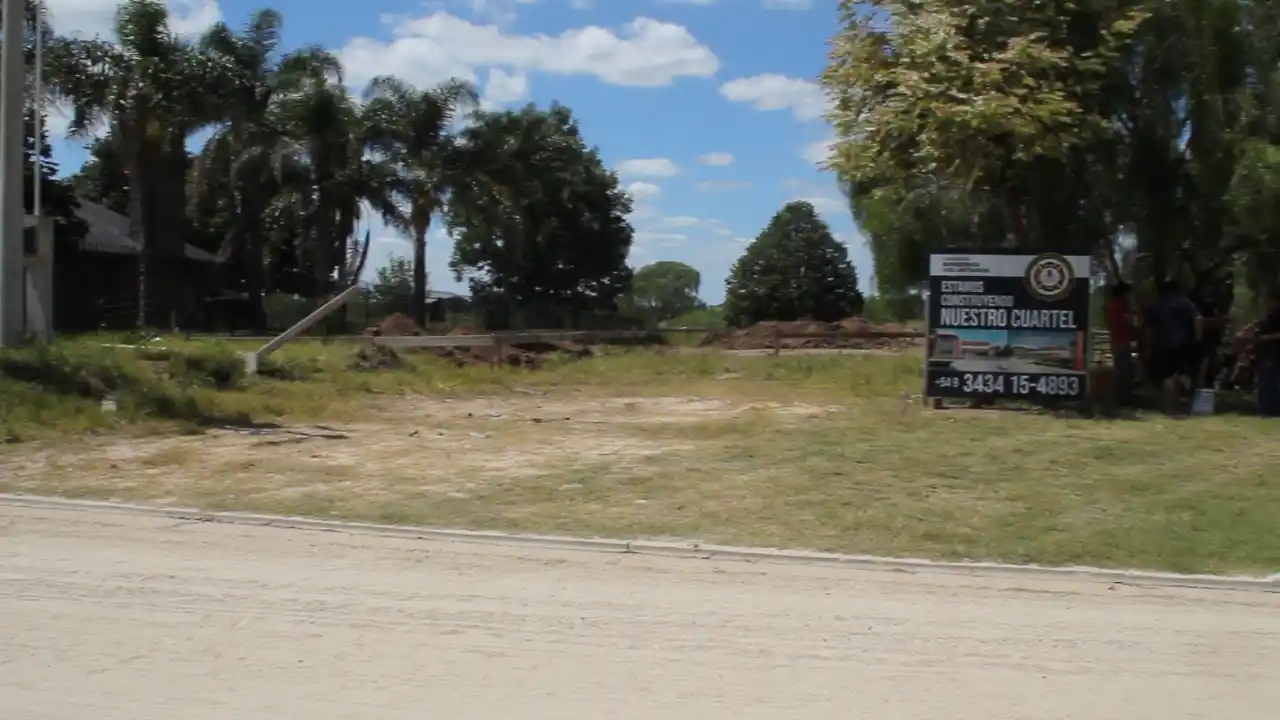 Bomberos Voluntarios de Libertador San Martín avanzan con la construcción de su cuartel