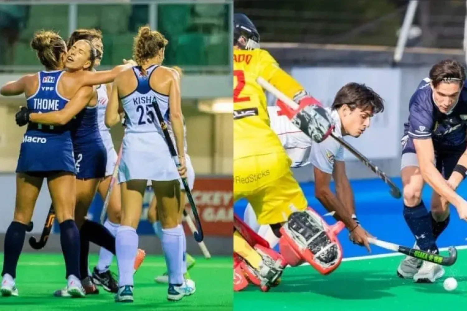 Los seleccionados argentinos de hockey cerraron sus fechas en la PRO LEAGUE