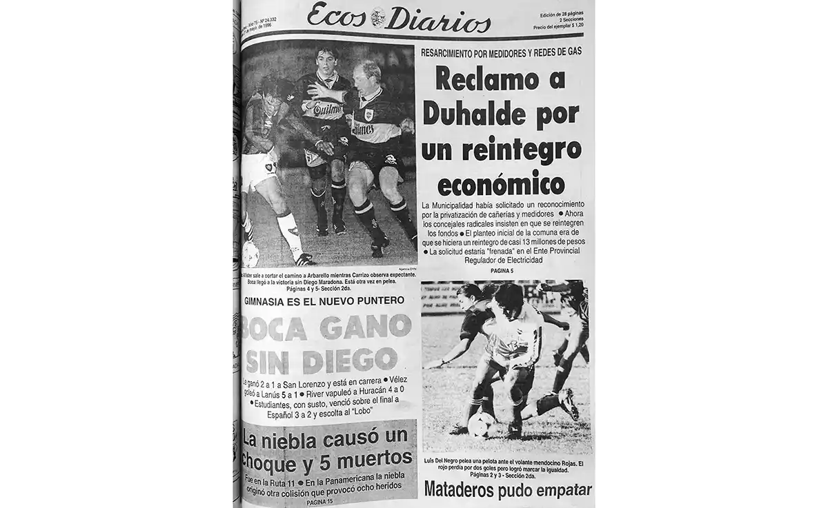 Lunes 27 de mayo de 1996
