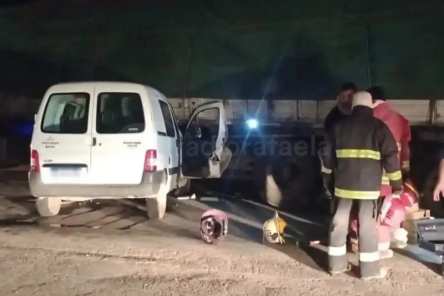 Impactó con un camión en RN34: “llegó bien a Rafaela, pero con golpes y unas quebraduras”