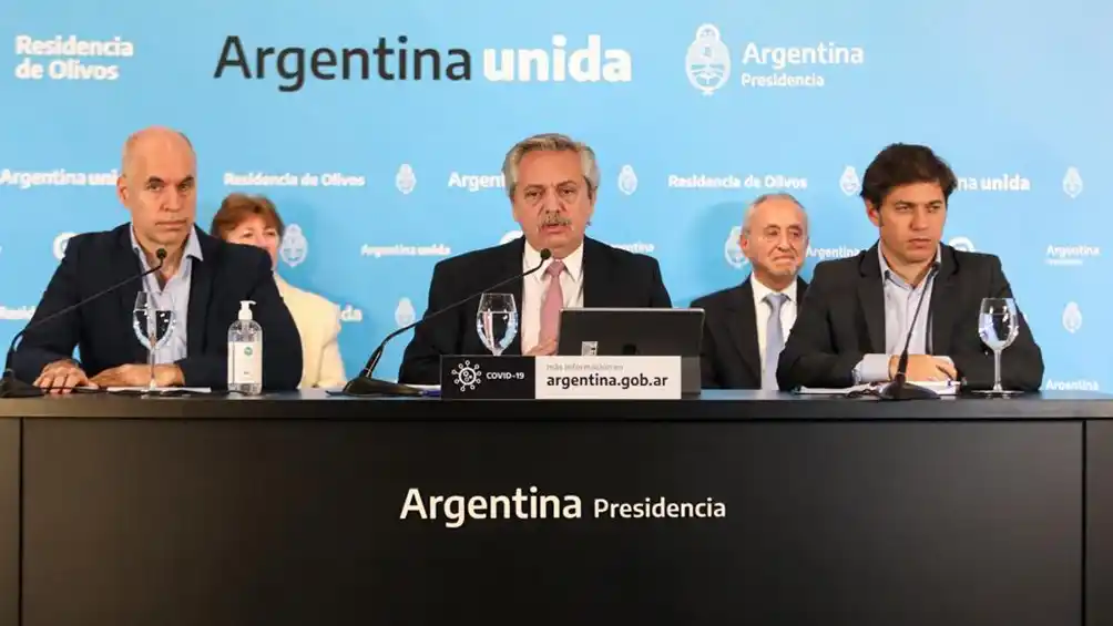 Fernández extendió la cuarentena en las zonas con circulación comunitaria