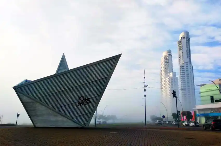 Domingo cubierto por las nubes y la humedad en Rosario