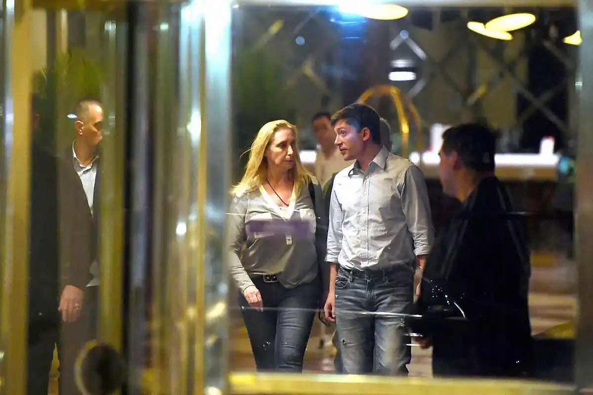 Karina Milei y Santiago Caputo