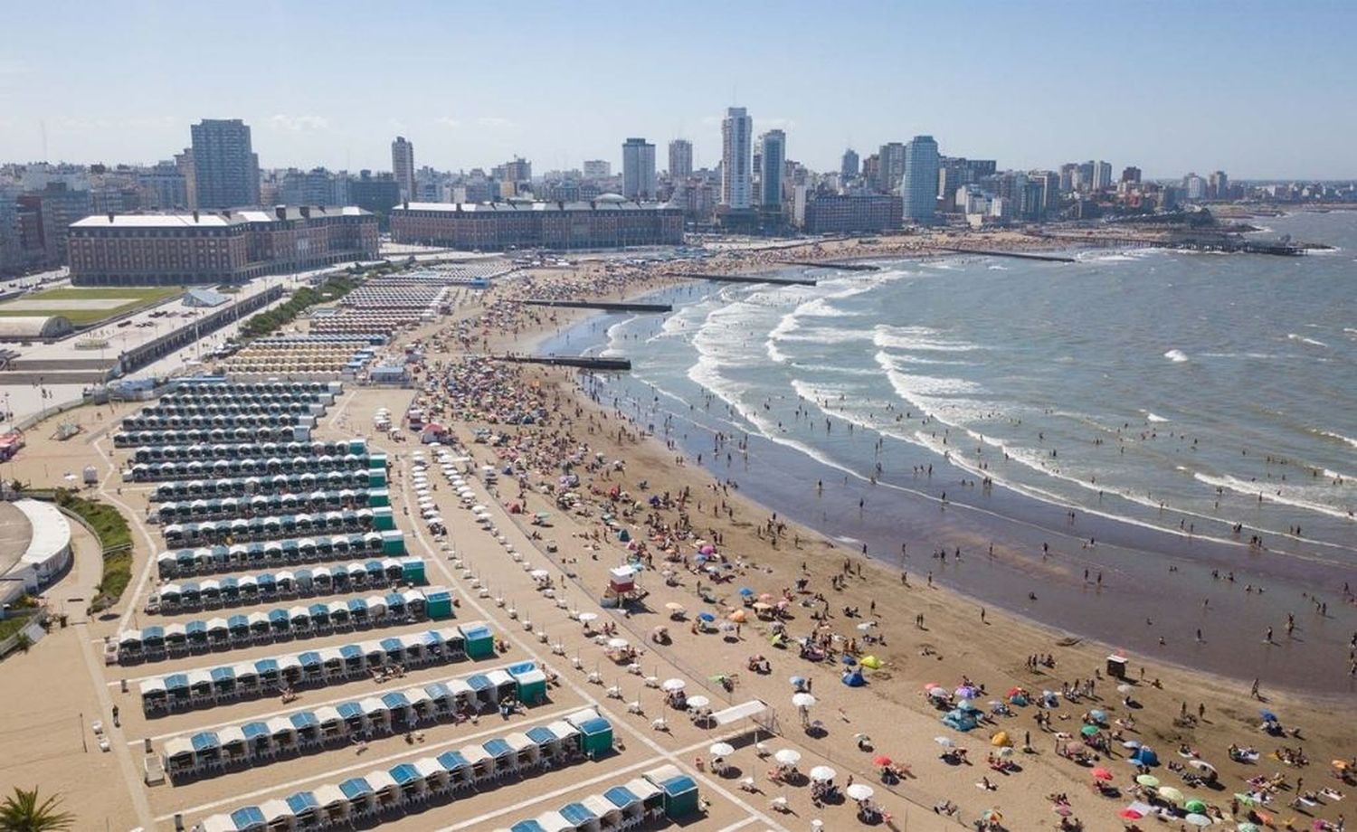 Fuerte caída del turismo en Mar del Plata en la primera quincena