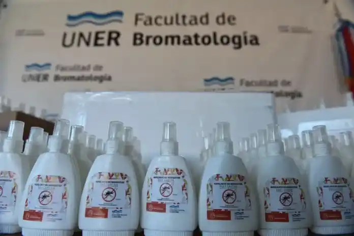 Entregaron repelentes de producción local al Municipio de Gualeguaychú, Larroque y Gualeguay