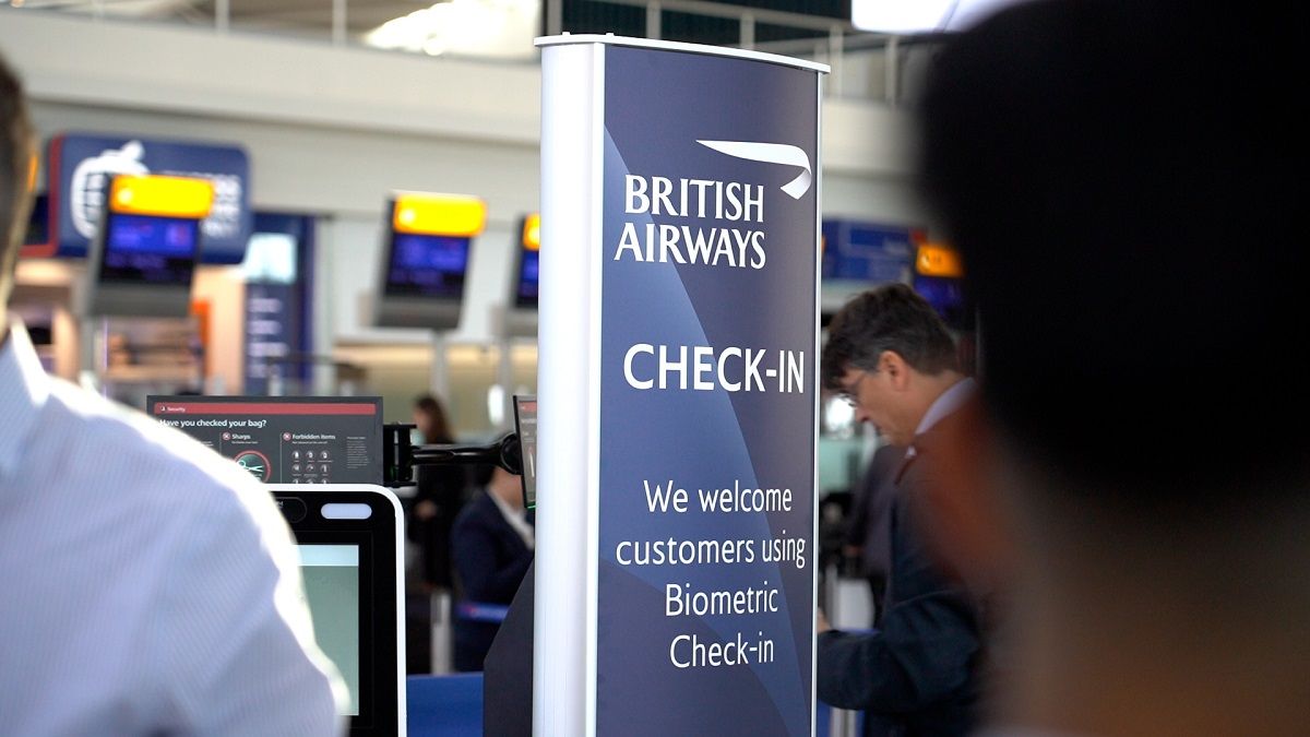 For the first time, British Airways trials biometric technology for international flights