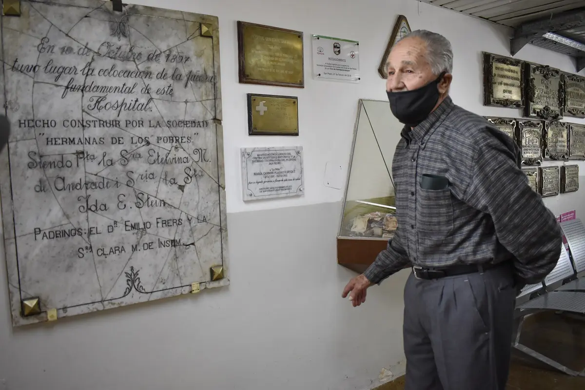 Las vivencias de Héctor Marban con La Niña Planas, homenajeada en el Hospital por su acción benefactora