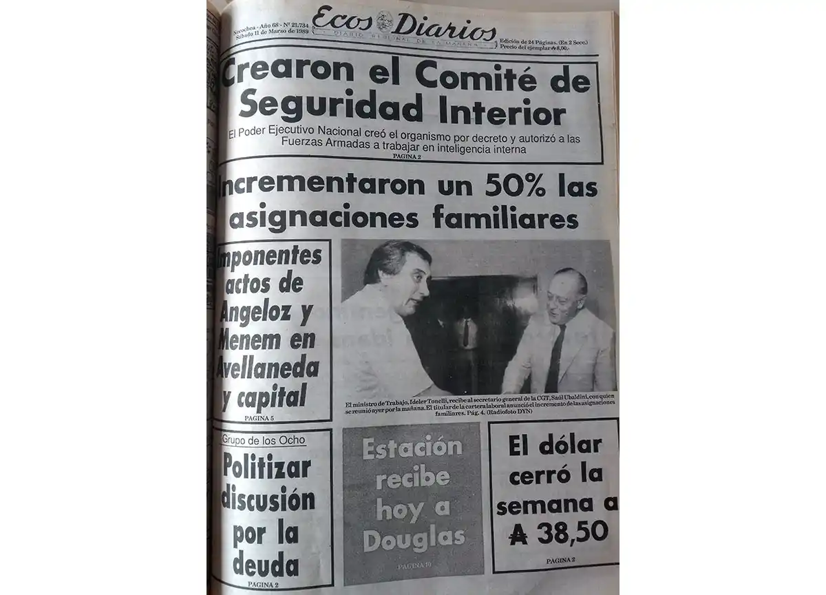 Sábado 11 de marzo de 1989