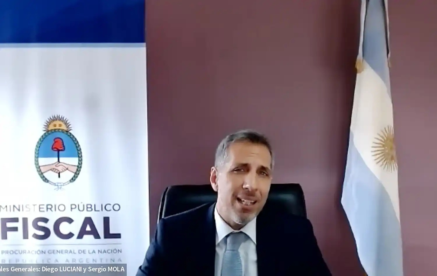 Diego Luciani, fiscal Federal.