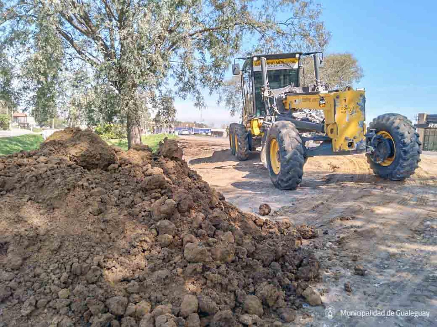 Chacras: se trabaja en el mejoramiento de las calles