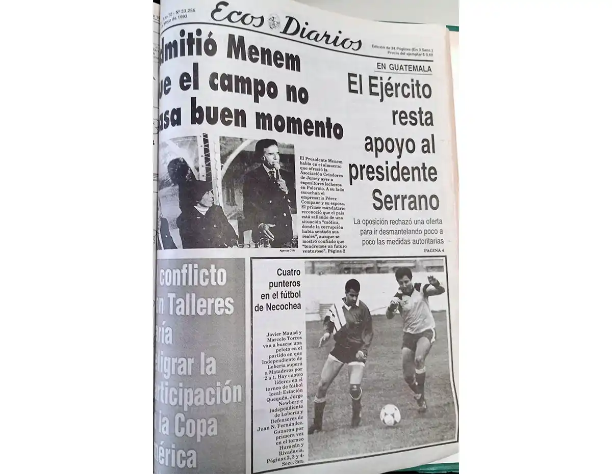 Lunes 31 de mayo de 1993