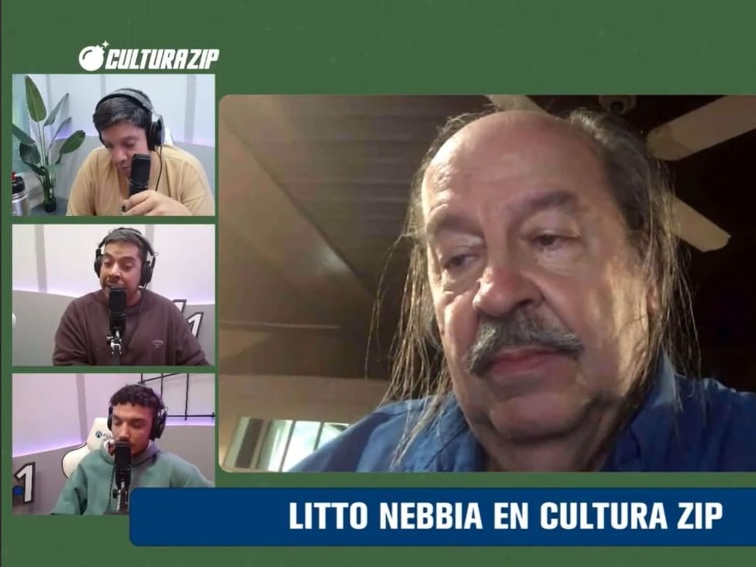 Litto Nebbia, en una charla íntima y generacional con Cultura Zip