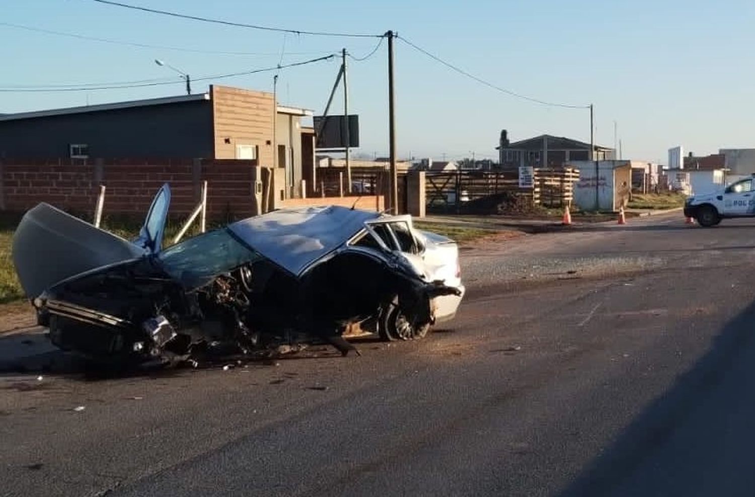 Un milagro: el conductor y su hija fueron dados de alta tras el impactante choque en ruta 11