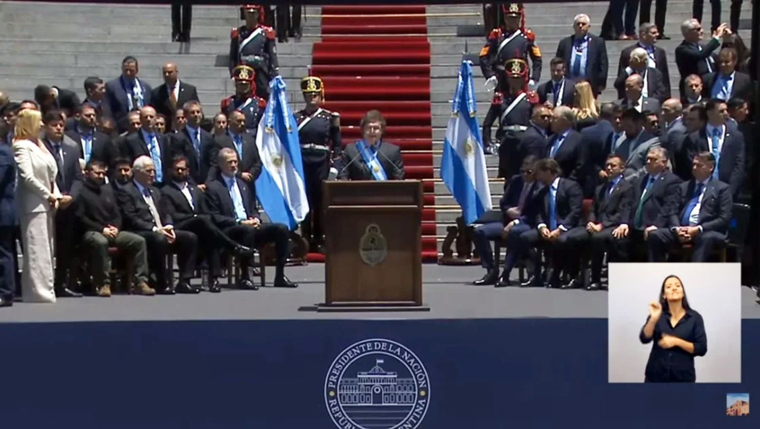 Milei, en su primer discurso como Presidente: "Hoy comienza una nueva era en la Argentina"