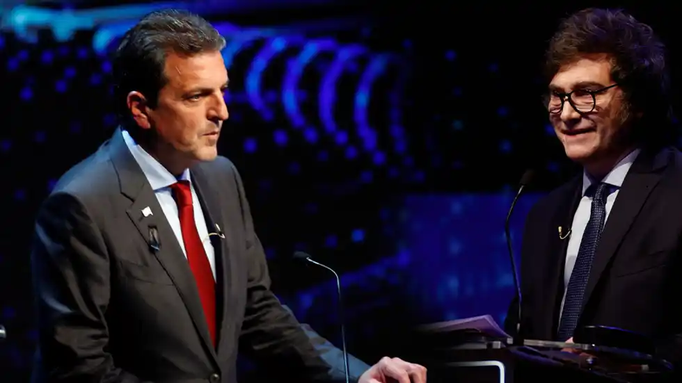 Cómo será el debate entre Massa y Milei una semana antes del balotaje
