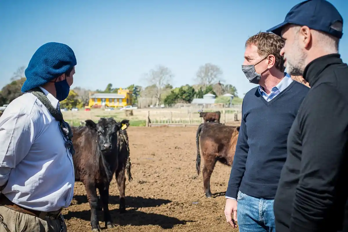 Junín y Chacabuco: Entre las vacas Santilli anunció su decisión de terminar con las retenciones