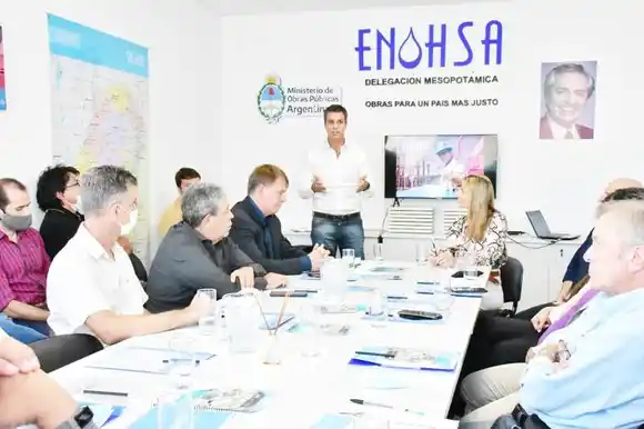 La Cámara Entrerriana de la  Construcción valoró la inversión que ENOHSA realiza en obras