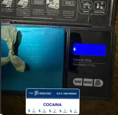 envoltorio de cocaina