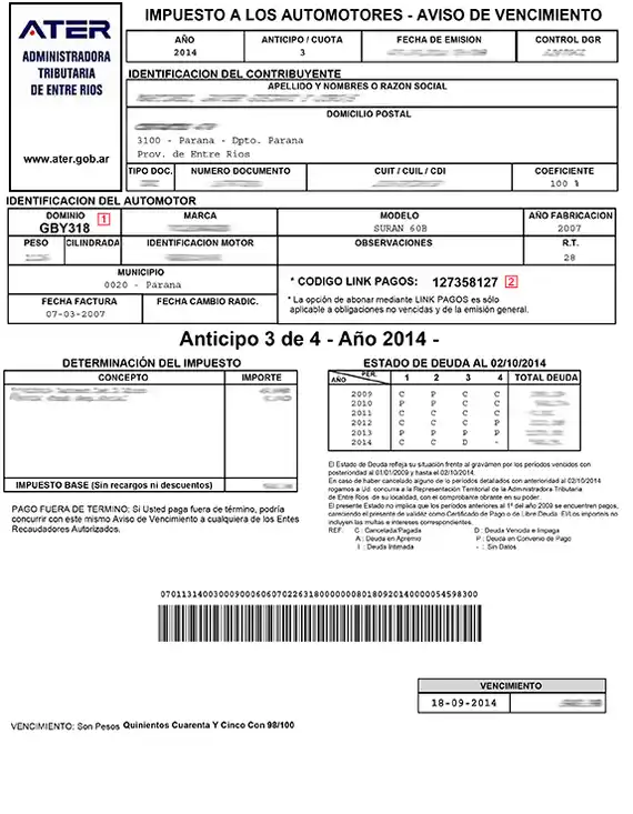 Desde agosto las boletas de ATER serán 100% digitales