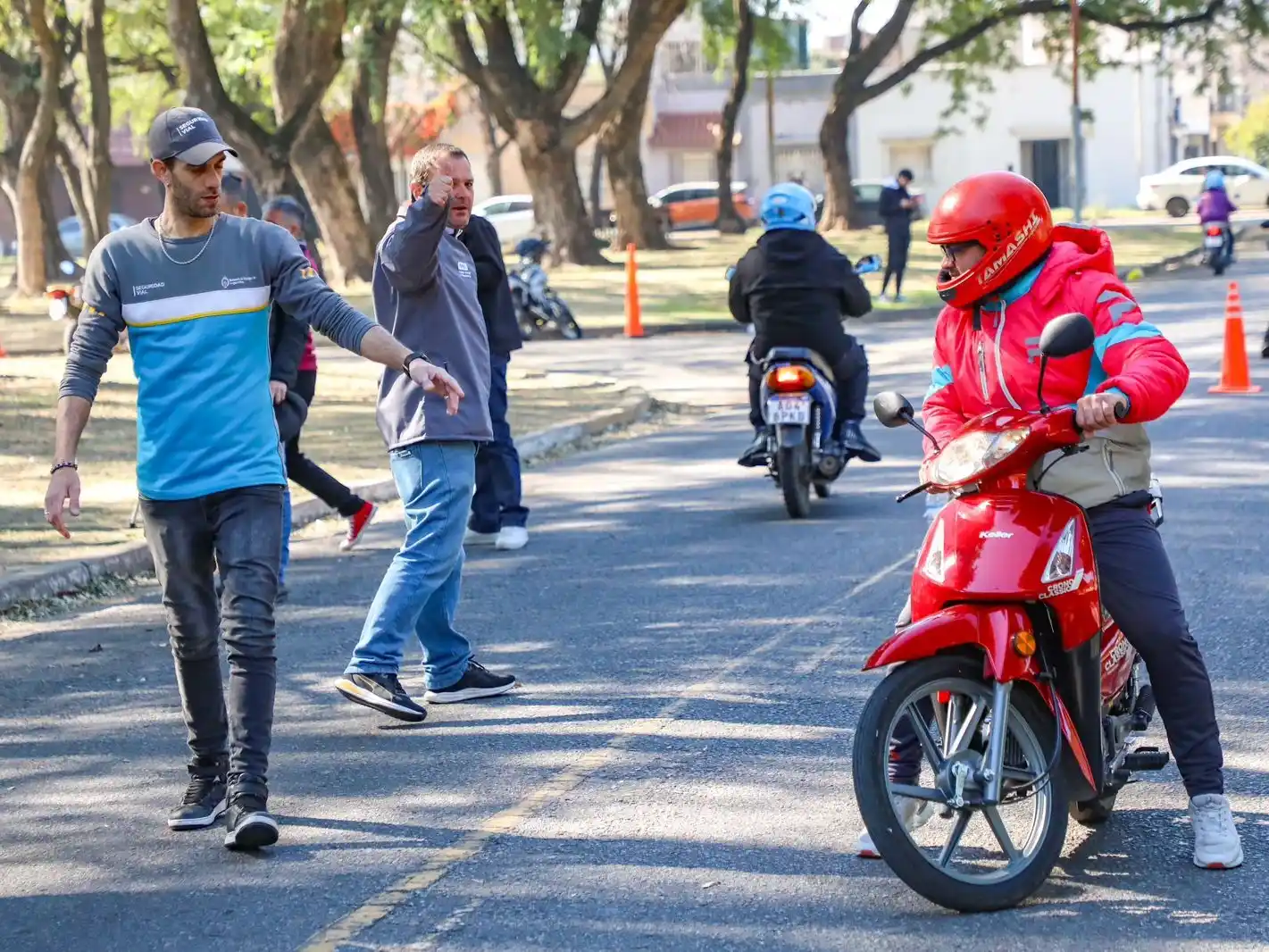 Prácticas de conducción segura en la ciudad de Santa Fe. Foto: Archivo