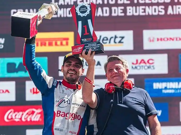 Franco Riva ganó en el Callejero de Buenos Aires y logró su primera victoria en el TC2000