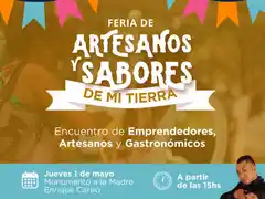 Enrique Carbó celebra el Día del Trabajador con una gran feria de artesanos y sabores