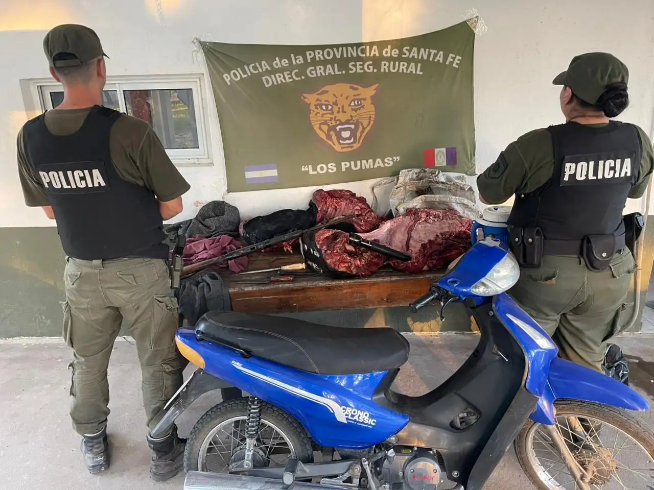 Detuvieron a dos hombres por abigeato tras una persecución y secuestraron 80 kilos de carne no apta para consumo - 3