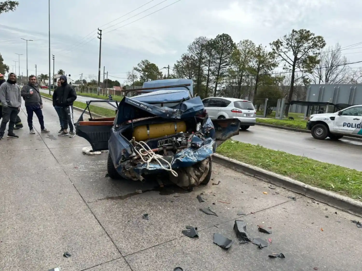 El incidente generó una fuerte conmoción en el lugar