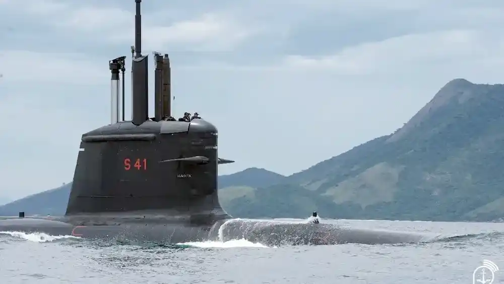 El submarino Humaitá, de la Marina de Brasil.
