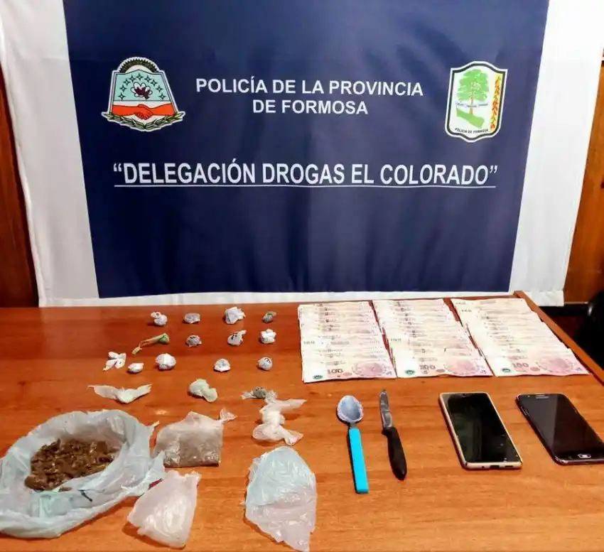 La Policía detuvo a un hombre y secuestró droga en un allanamiento