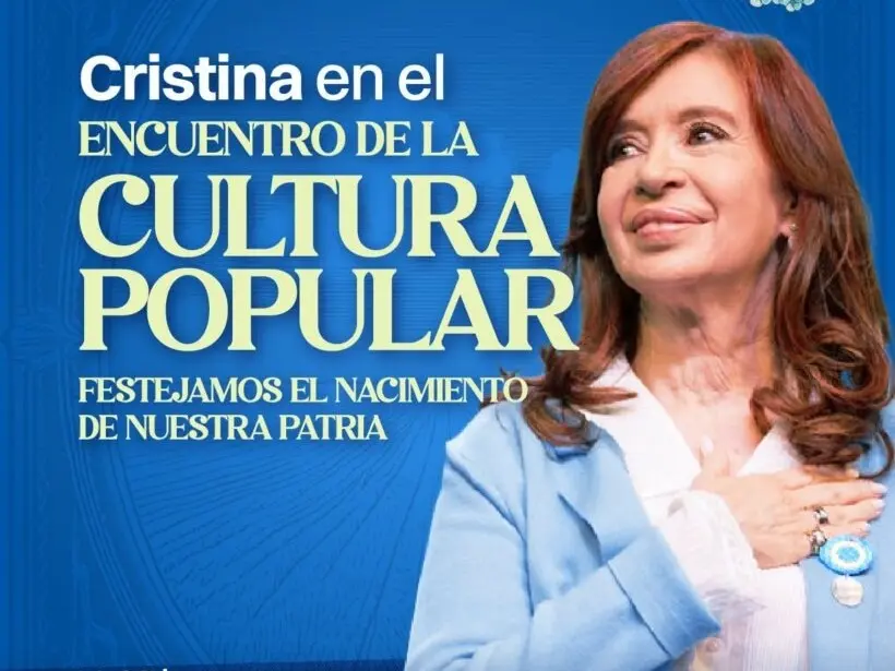 La expresidenta hablará a las 11.30 de este domingo 25 de mayo.