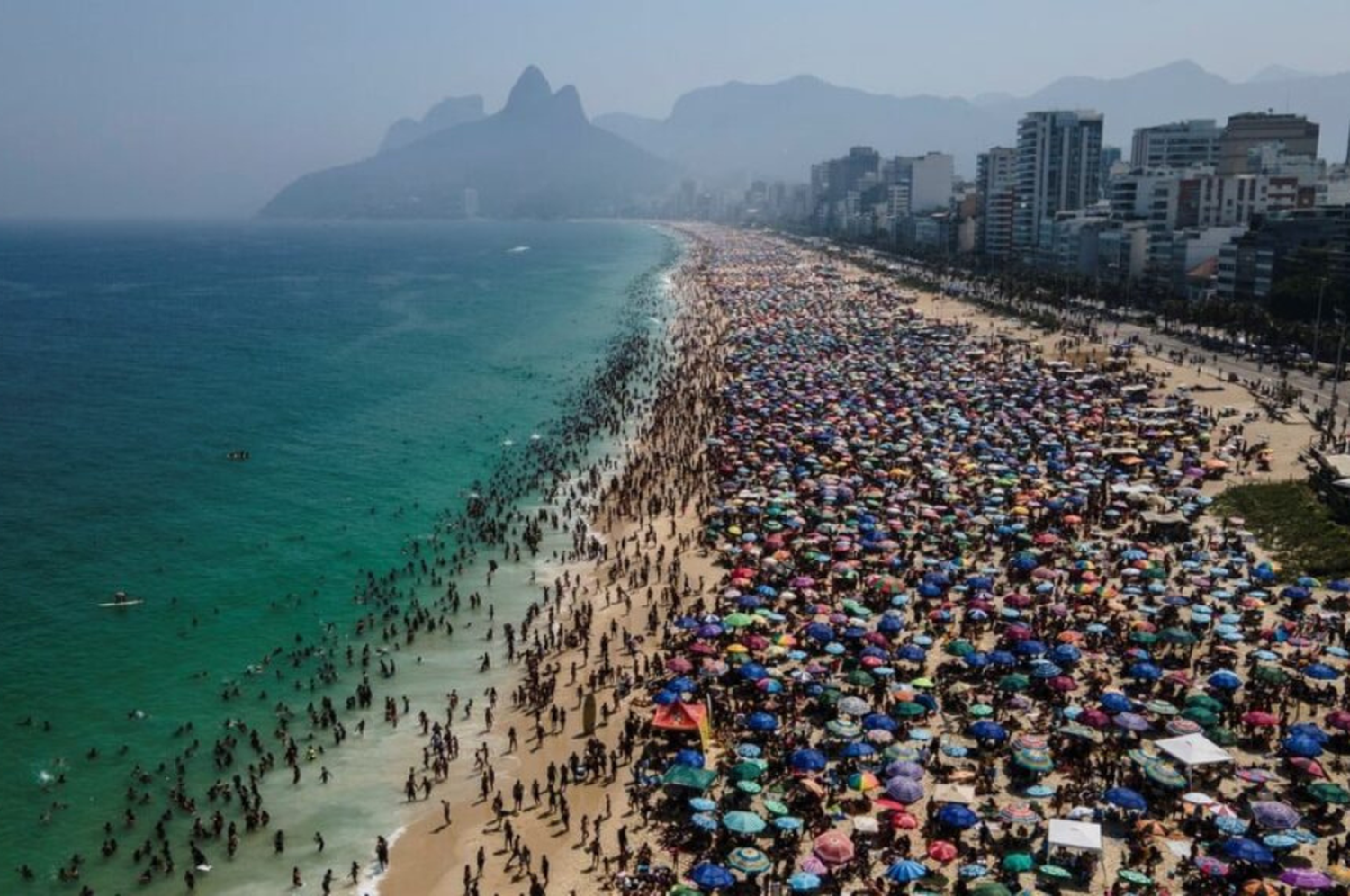 La temperatura llegó a los 42 grados en Río de Janeiro