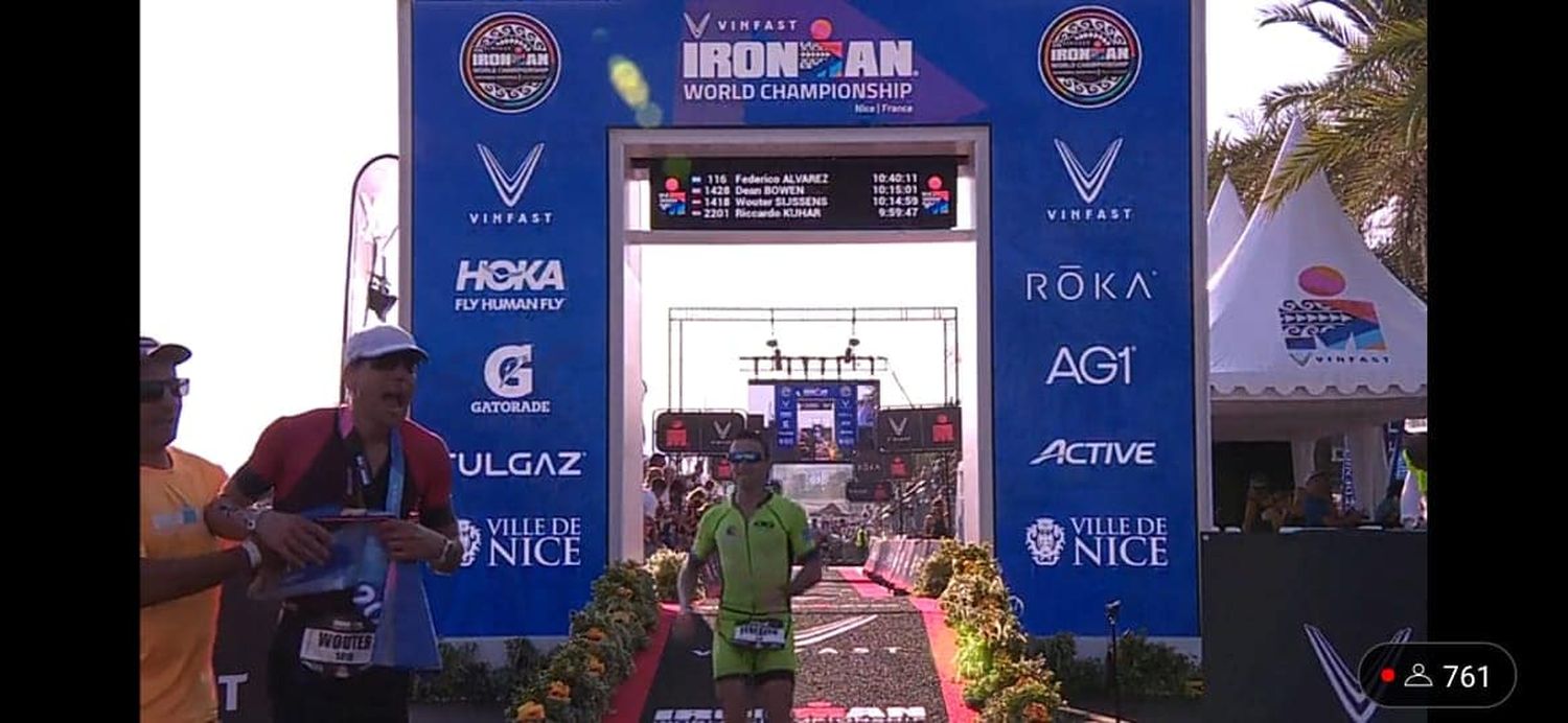 Federico Álvarez con una gran presentación en el Ironman