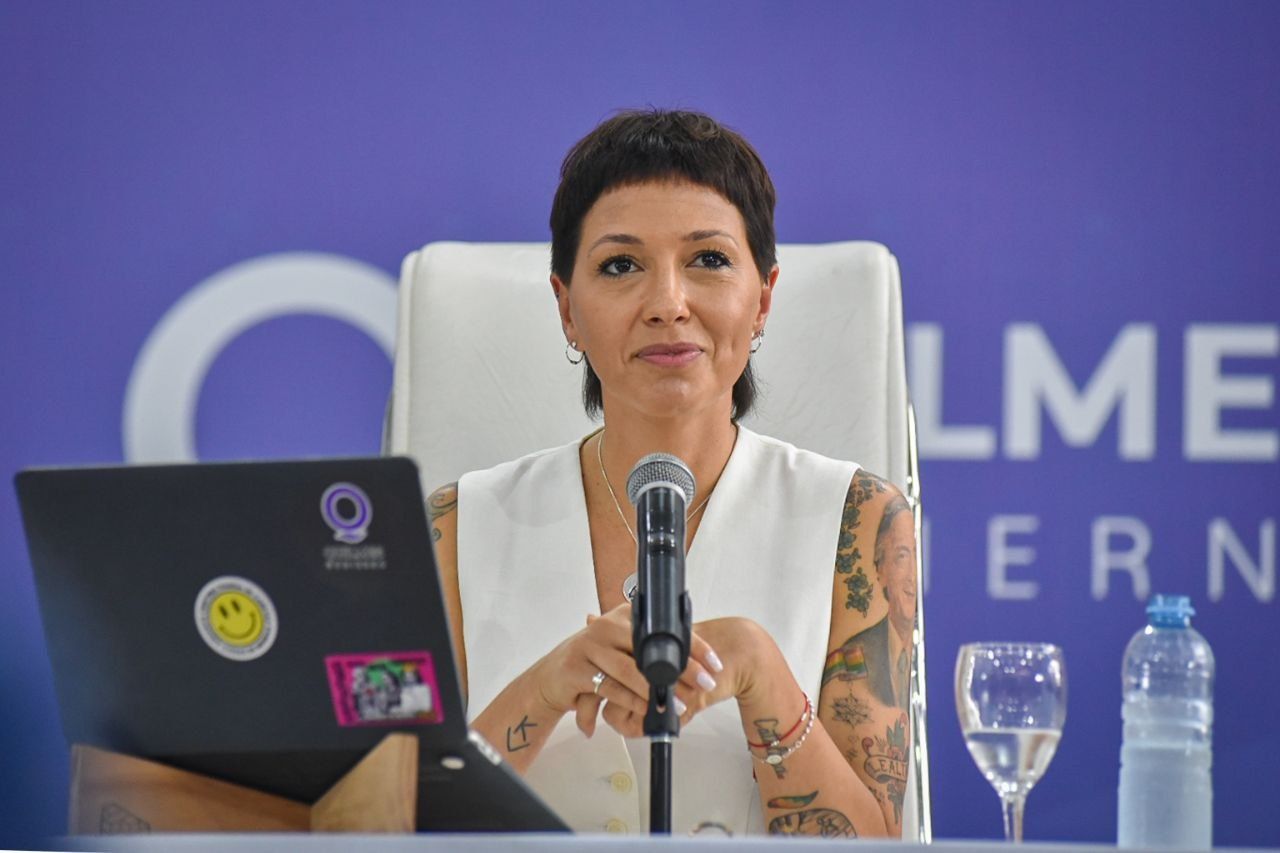 Mayra Mendoza bancó a Máximo Kirchner en la puja contra el FMI