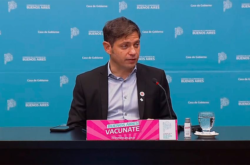 Coronavirus: Kicillof anunció que la tercera dosis será libre para mayores de 30 años