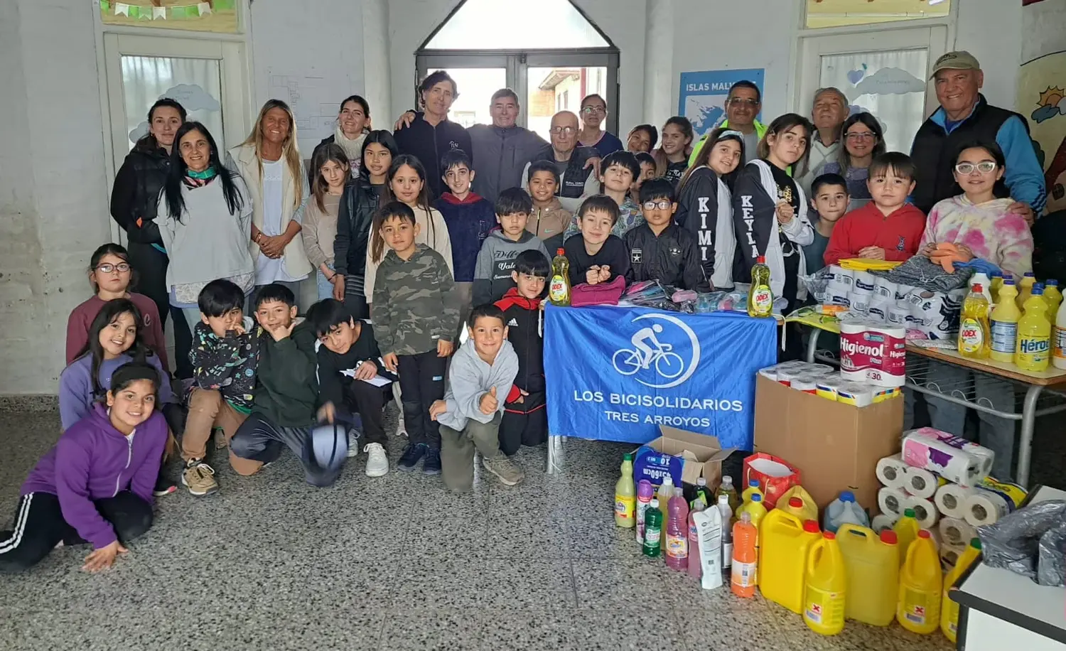 Los Bicisolidarios hicieron entrega de donaciones correspondientes a septiembre