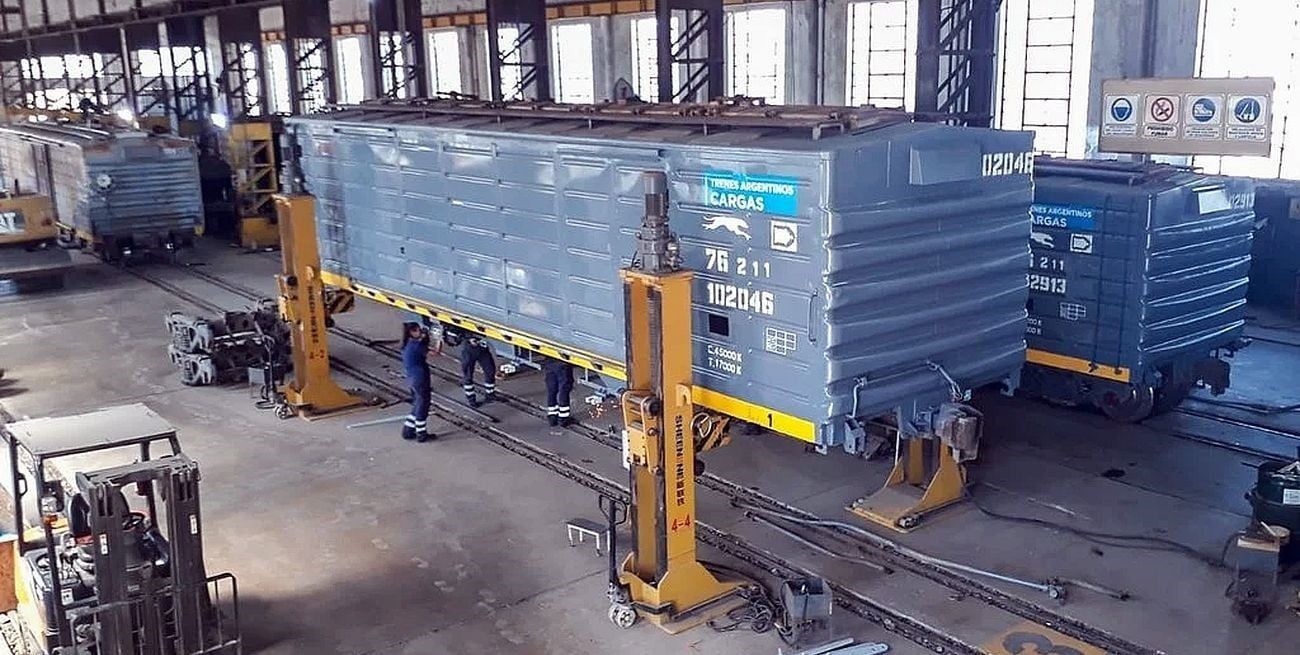 TAC lleva a cabo un proyecto de reconversión de vagones que consiste en transformar vagones cerrados de carga general (CT 19) en vagones graneleros (CT 76).