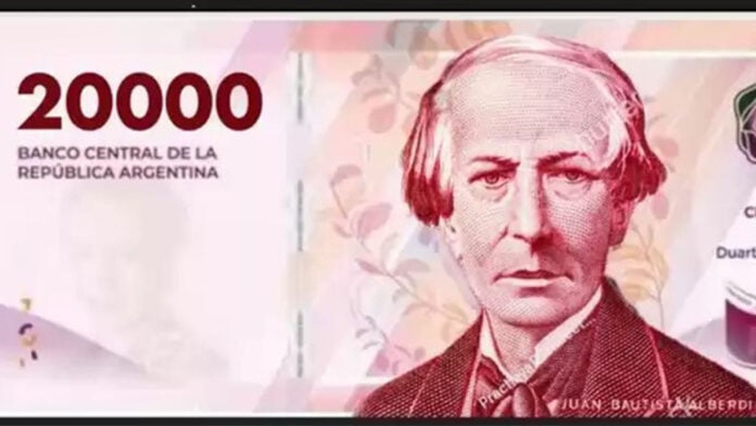 En octubre llegan los billetes de 20.000 pesos