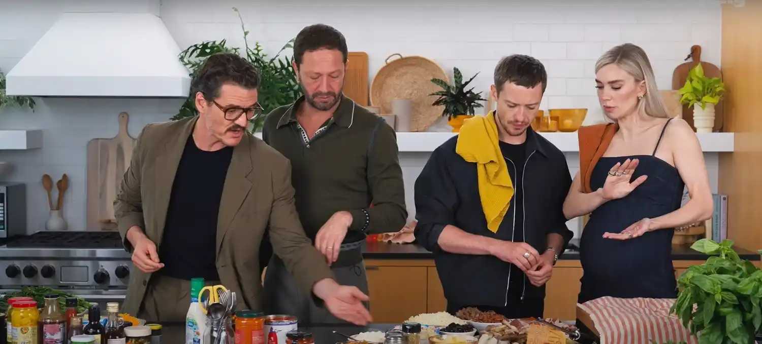 Pascal reacciona con humor durante un sketch de Los 4 Fantásticos.