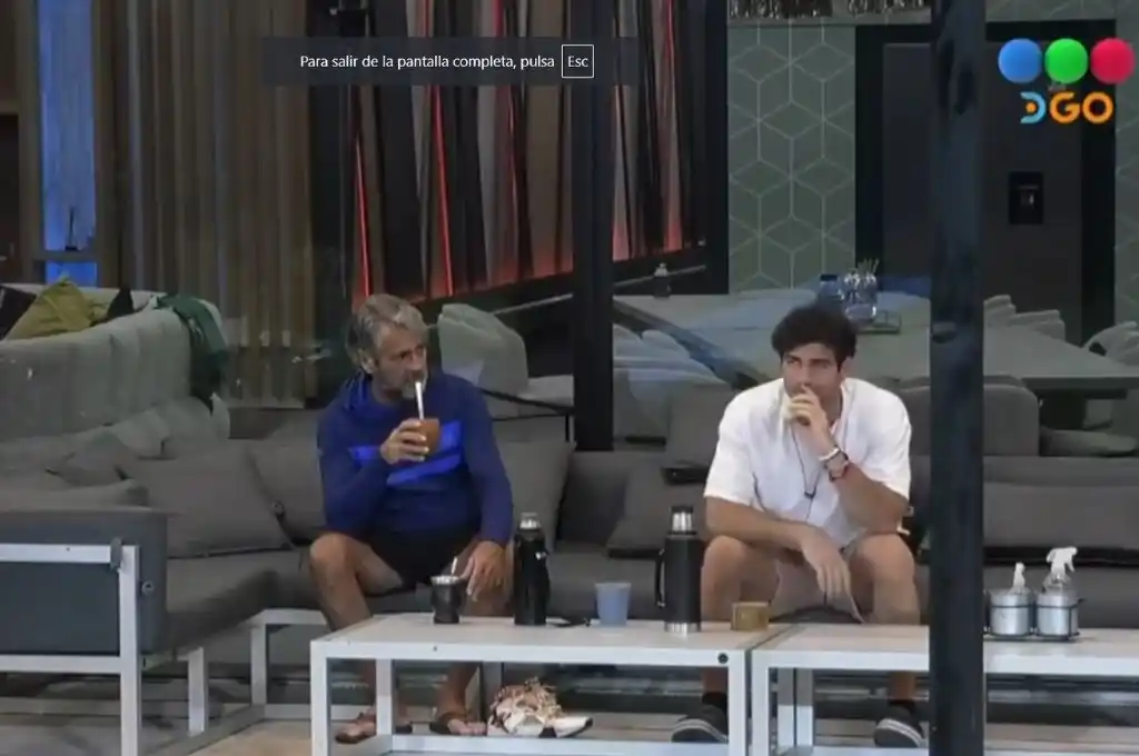 Darío junto a Nicolás